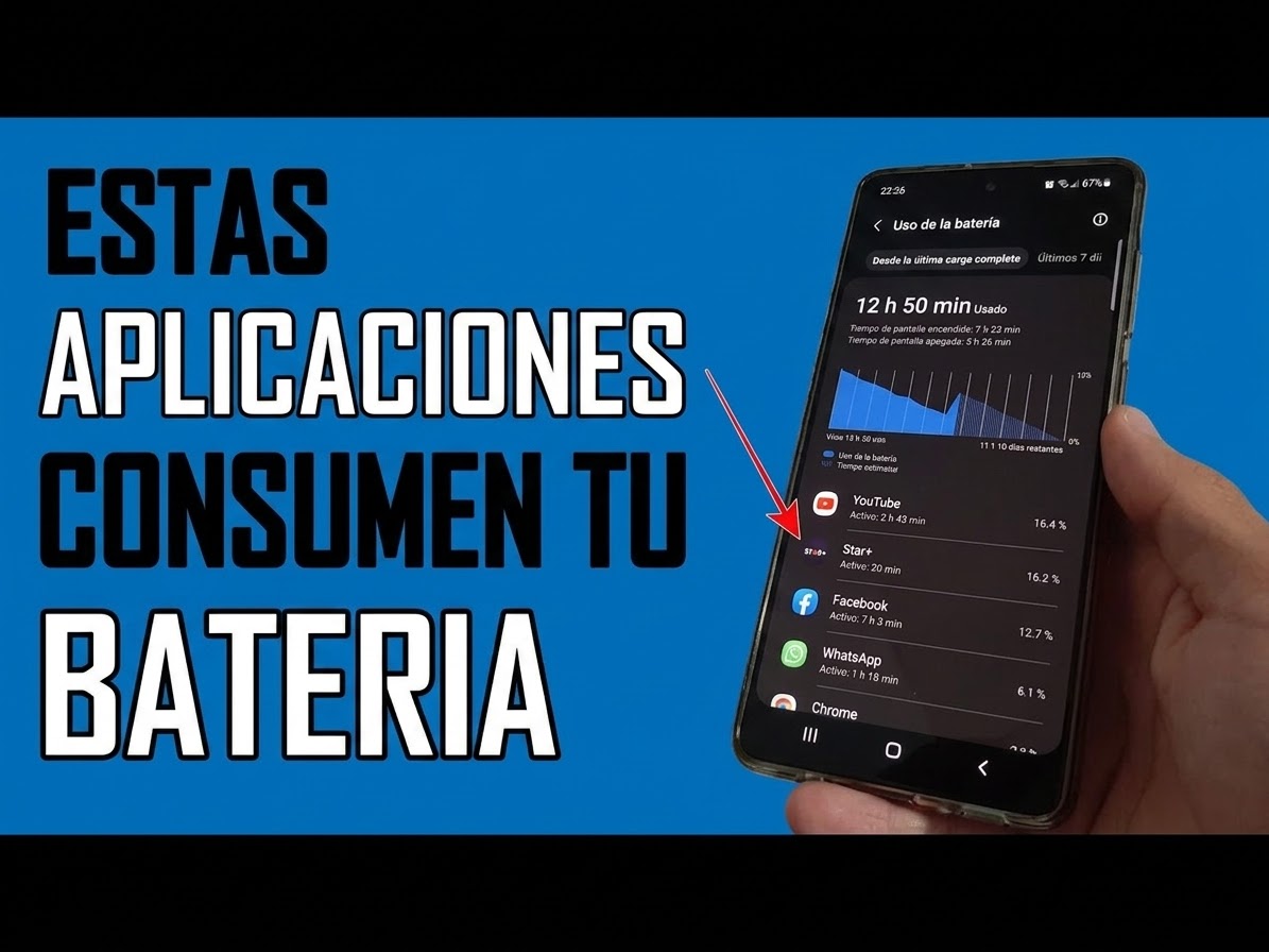 Aplicaciones que consumen batería