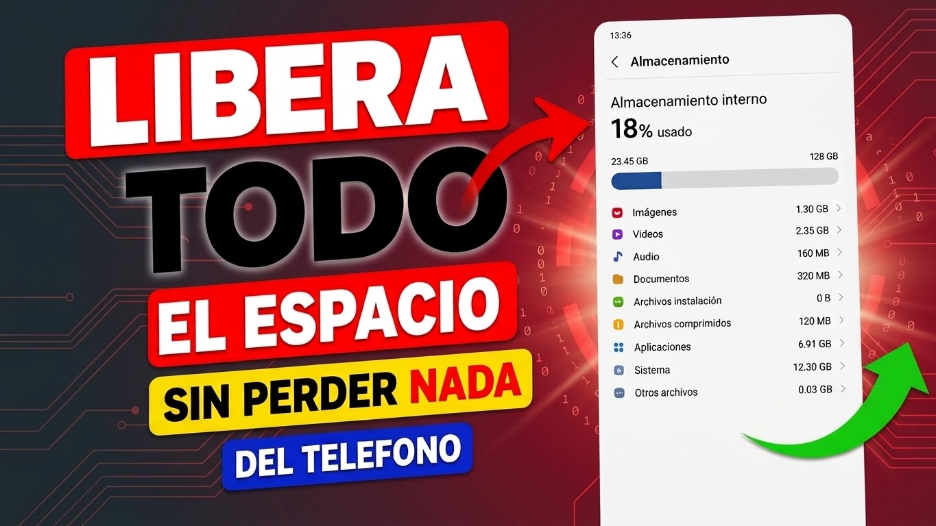 Cómo liberar espacio en el teléfono